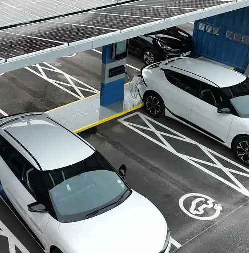 EV fleets 
and car dealerships